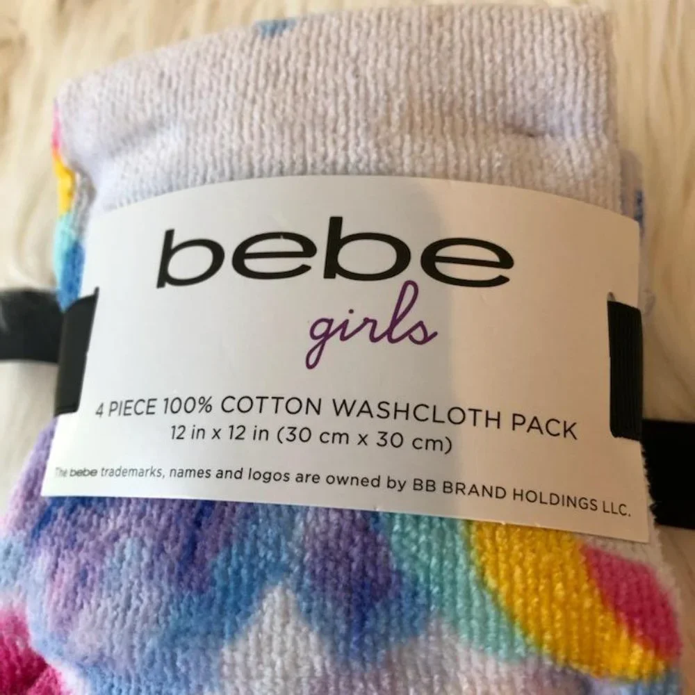 Bebe Tie Dye Unicorn 6 Piece Towel Set